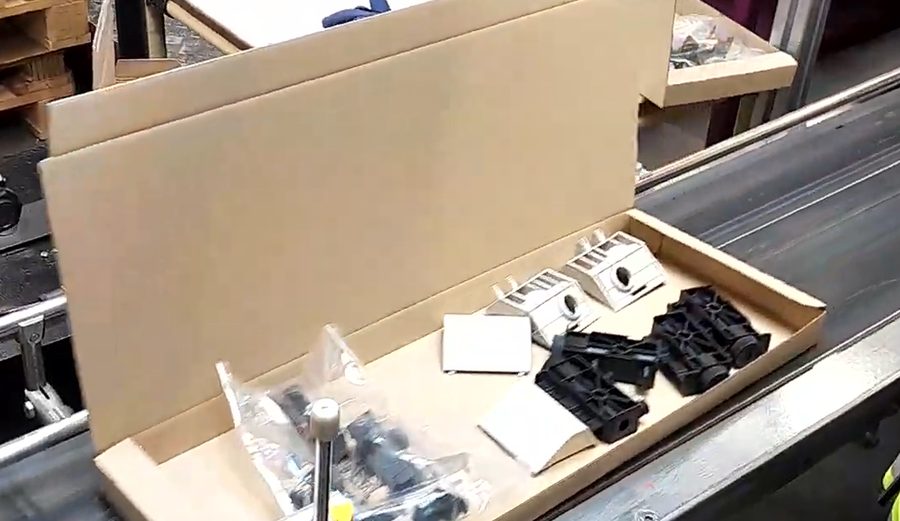 Mirror-image L/R components in the package — nearly identical to the eye